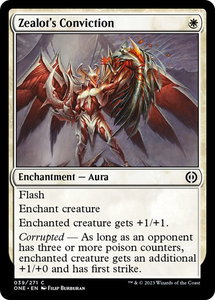 Zealot's Conviction - Phyrexia: All Will Be One (ONE) #39 - Common Magic: The Gathering Trading Card