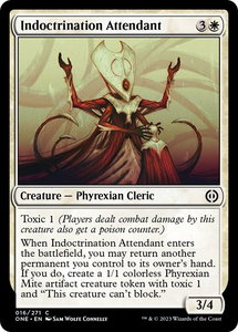 Indoctrination Attendant - Phyrexia: All Will Be One (ONE) #16 - Common Magic: The Gathering Trading Card