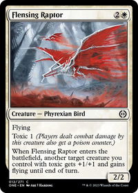 Flensing Raptor - Phyrexia: All Will Be One (ONE) #12 - Common Magic: The Gathering Trading Card