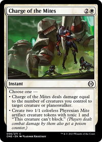 Charge of the Mites - Phyrexia: All Will Be One (ONE) #6 - Common Magic: The Gathering Trading Card