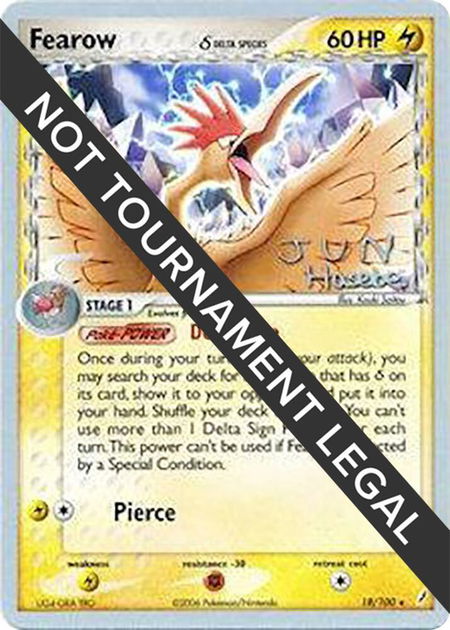 Fearow (Delta Species) - 2007 (Jun Hasebe) - World Championship Decks Pokémon trading card