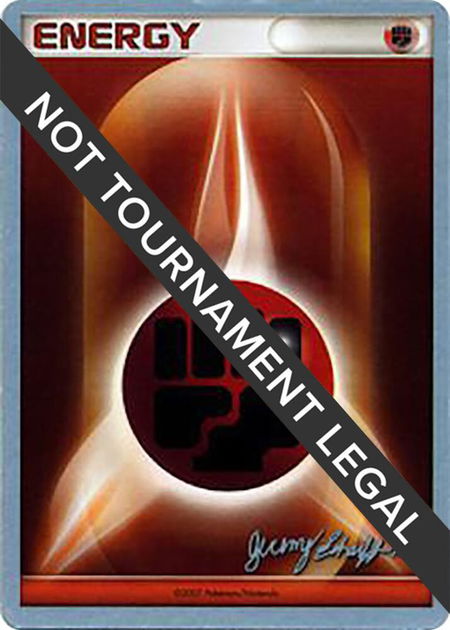 Fighting Energy - 2007 (Jeremy Scharff-Kim) - World Championship Decks Pokémon trading card