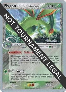 Flygon (Delta Species) - 2007 (Jun Hasebe) - World Championship Decks (WCD) #7/110 - Rare Pokémon Trading Card
