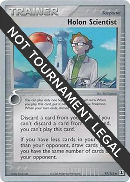 Holon Scientist - 2007 (Tom Roos) - World Championship Decks Pokémon trading card