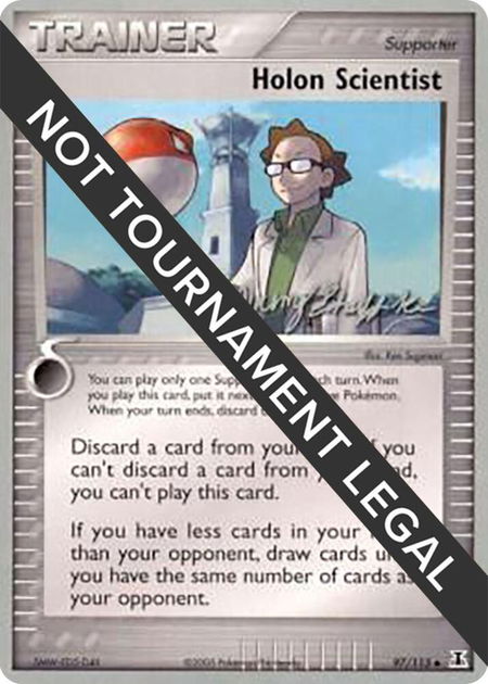 Holon Scientist - 2007 (Jeremy Scharff-Kim) - World Championship Decks Pokémon trading card