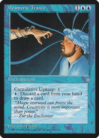 Mesmeric Trance - Ice Age (ICE) #83 - Rare Magic: The Gathering Trading Card