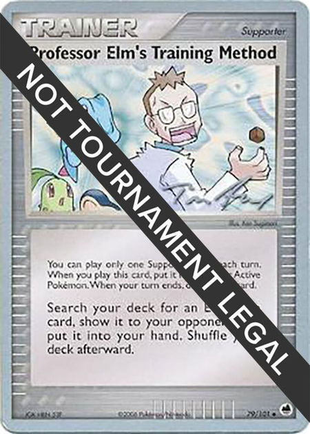 Professor Elm's Training Method - 2007 (Tom Roos) - World Championship Decks Pokémon trading card
