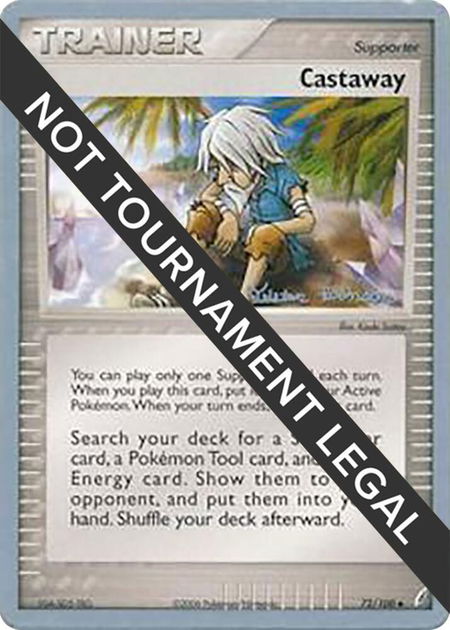 Castaway - 2008 (Tristan Robinson) - World Championship Decks Pokémon trading card