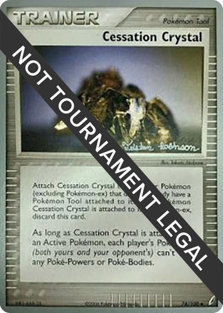 Cessation Crystal - 2008 (Tristan Robinson) - World Championship Decks Pokémon trading card