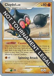 Claydol - 2008 (Dylan Lefavour) - World Championship Decks (WCD) #15/106 - Rare Pokémon Trading Card