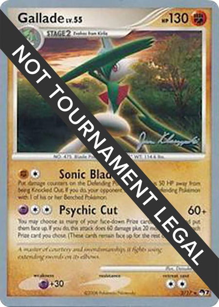 Gallade - 2008 (Jason Klaczynski) - World Championship Decks Pokémon trading card