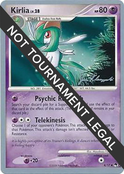 Kirlia - 2008 (Jason Klaczynski) trading card from World Championship Decks Kirlia - 2008 (Jason Klaczynski) - World Championship Decks Pokémon trading card
