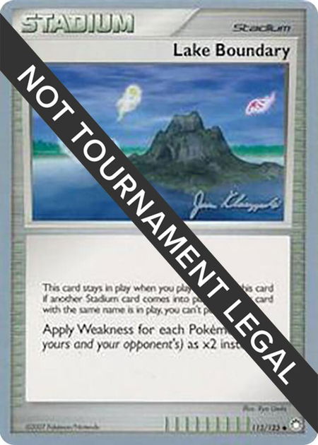 Lake Boundary - 2008 (Jason Klaczynski) - World Championship Decks Pokémon trading card