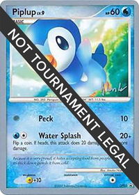 Piplup (DP03) - 2008 (Dylan Lefavour) - World Championship Decks (WCD) #DP03 - Promo Pokémon Trading Card