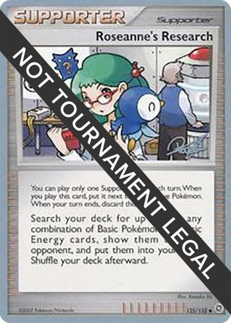 Roseanne's Research - 2008 (Paul Atanassov) trading card from World Championship Decks Roseanne's Research - 2008 (Paul Atanassov) - World Championship Decks Pokémon trading card