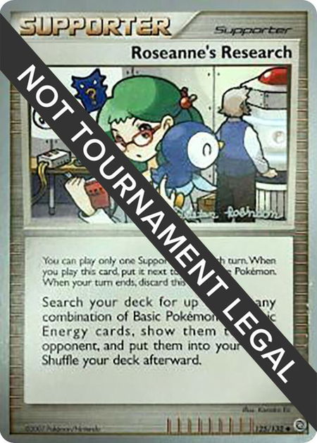 Roseanne's Research - 2008 (Tristan Robinson) - World Championship Decks Pokémon trading card