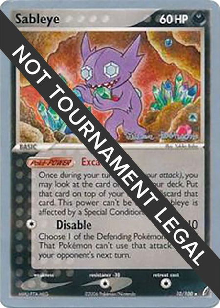 Sableye - 2008 (Tristan Robinson) - World Championship Decks Pokémon trading card