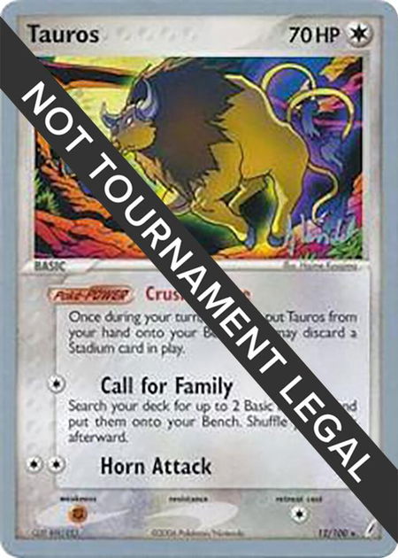 Tauros - 2008 (Dylan Lefavour) - World Championship Decks Pokémon trading card