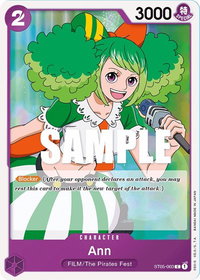 Ann - Starter Deck 5: Film Edition (ST-05) #ST05-003 - Common One Piece Trading Card