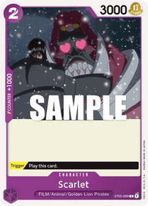 Scarlet - Starter Deck 5: Film Edition (ST-05) #ST05-009 - Common One Piece Trading Card
