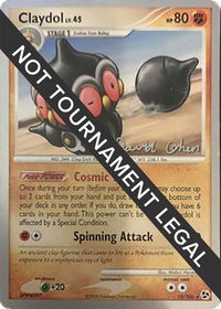 Claydol - 2009 (David Cohen) - World Championship Decks (WCD) #15/106 - Rare Pokémon Trading Card