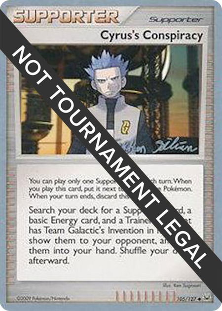 Cyrus's Conspiracy - 2009 (Stephen Silvestro) - World Championship Decks Pokémon trading card