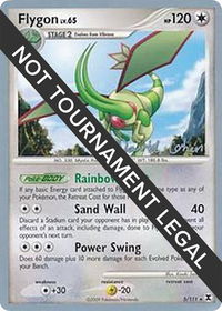 Flygon - 2009 (David Cohen) - World Championship Decks (WCD) #5/111 - Rare Pokémon Trading Card
