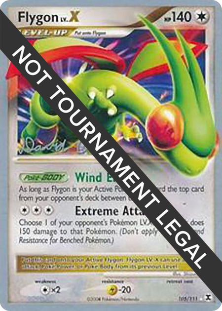 Flygon LV.X - 2009 (David Cohen) - World Championship Decks Pokémon trading card
