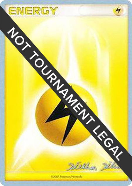 Lightning Energy - 2009 (Stephen Silvestro) - World Championship Decks Pokémon trading card