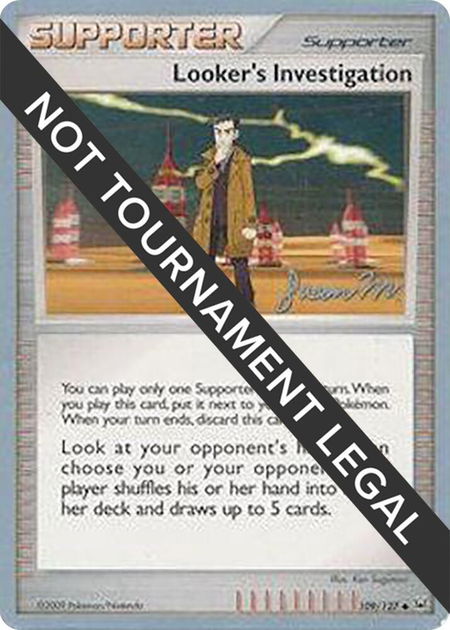Looker's Investigation - 2009 (Jason Martinez) - World Championship Decks Pokémon trading card