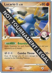 Lucario GL - 2009 (Tsubasa Nakamura) - World Championship Decks (WCD) #8/111 - Rare Pokémon Trading Card