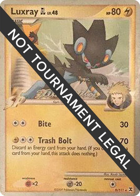 Luxray GL - 2009 (Stephen Silvestro) - World Championship Decks Pokémon trading card