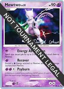 Mewtwo - 2009 (David Cohen) - World Championship Decks (WCD) #9/100 - Rare Pokémon Trading Card