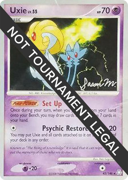 Uxie - 2009 (Jason Martinez) - World Championship Decks Pokémon trading card