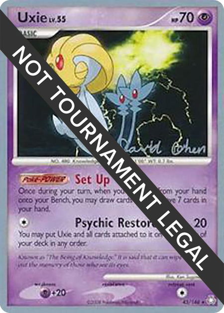 Uxie - 2009 (David Cohen) trading card from World Championship Decks Uxie - 2009 (David Cohen) - World Championship Decks Pokémon trading card