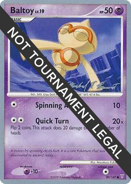 Baltoy - 2010 (Michael Pramawat) trading card from World Championship Decks Baltoy - 2010 (Michael Pramawat) - World Championship Decks Pokémon trading card