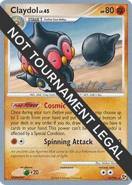 Claydol - 2010 (Michael Pramawat) - World Championship Decks Pokémon trading card