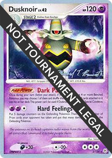 Dusknoir - 2010 (Michael Pramawat) - World Championship Decks Pokémon trading card