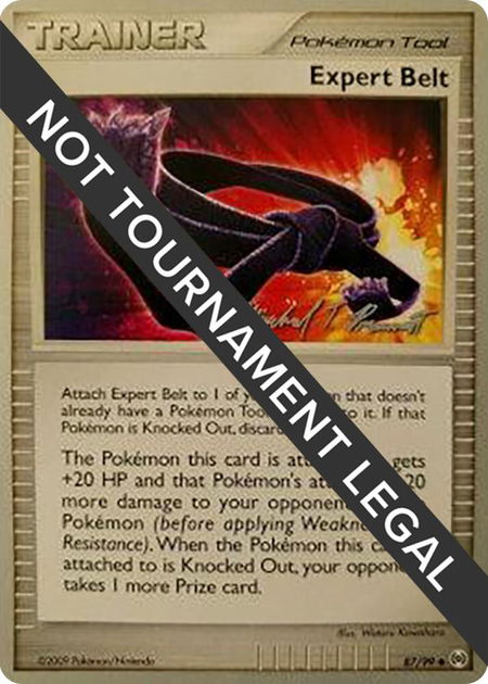Expert Belt - 2010 (Michael Pramawat) - World Championship Decks Pokémon trading card