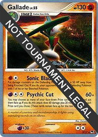 Gallade - 2010 (Michael Pramawat) - World Championship Decks (WCD) #2/17 - Rare Pokémon Trading Card