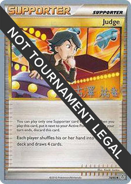 Judge - 2010 (Yuka Furusawa) - World Championship Decks Pokémon trading card