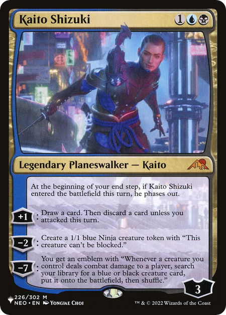 Kaito Shizuki - The List Reprints Magic: The Gathering trading card