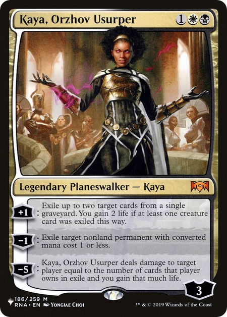 Kaya, Orzhov Usurper - The List Reprints Magic: The Gathering trading card