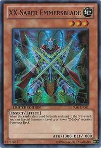 XX-Saber Emmersblade - Hidden Arsenal 4 (HA04) #HASE-EN001 - Super Rare YuGiOh Trading Card