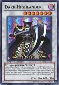 Dark Highlander - Yu-Gi-Oh! 5D's Manga Promotional Cards YuGiOh trading card