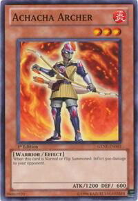 Achacha Archer - Generation Force (GENF) #GENF-EN003 - Common / Short Print YuGiOh Trading Card