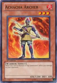 Achacha Archer - Generation Force YuGiOh trading card