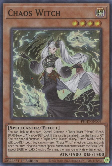 Chaos Witch - Photon Hypernova YuGiOh trading card