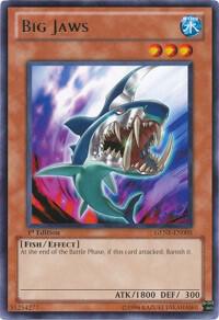 Big Jaws trading card from Generation Force Big Jaws - Generation Force YuGiOh trading card