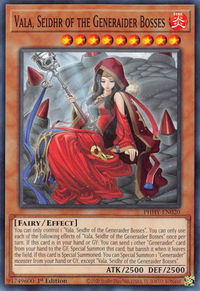 Vala, Seidhr of the Generaider Bosses - Photon Hypernova (PHHY) #PHHY-EN020 - Common / Short Print YuGiOh Trading Card